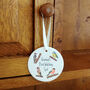 Personalised Garden Birds Hanging Ornament, thumbnail 2 of 6