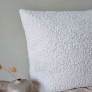 Boucle Cushions With Luxury Insert, 2 of 7