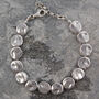 Organic Nugget Sterling Silver Bracelet, thumbnail 9 of 12