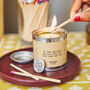 Personalised 'Chase The Light' Hidden Token Candle, thumbnail 2 of 6
