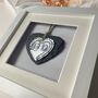 Personalised Silver Heart 25th Wedding Anniversary Gift, thumbnail 4 of 8