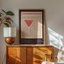 Retro Cosmopolitan Cocktail Print, thumbnail 2 of 9