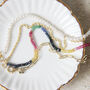 14ct Gold Rainbow Or Pearl Beaded Bracelet, thumbnail 9 of 10