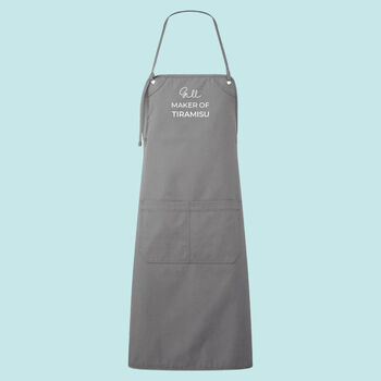 Personalised Maker Of Neck Tie Apron, 6 of 9