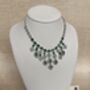 Emerald Green American Diamond Silver Set, thumbnail 9 of 10