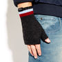 Cashmere Fingerless Gloves In Sporting Team Colours, thumbnail 5 of 12