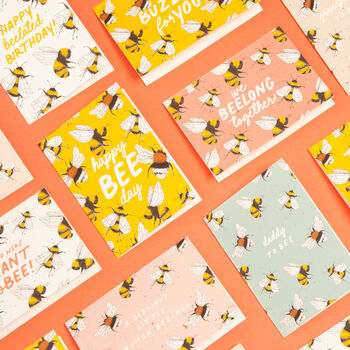 Happy Bee Day Plantable Birthday Card, 5 of 6