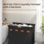 Laundry Sorter Basket Multi Section Hamper, thumbnail 5 of 8