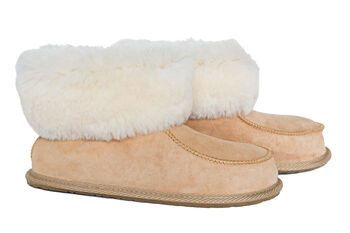 Sheepskin Slippers Option High/Low Calf 100% Natural, 2 of 5