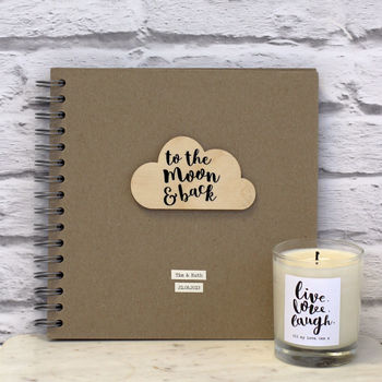 Personalised Cloud Quote Memory Book, 6 of 8