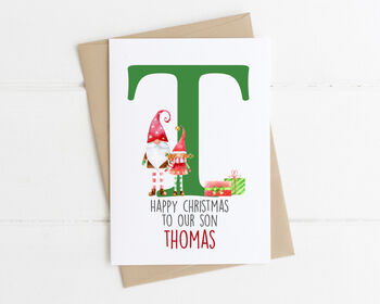 Personalised Gonks Christmas Card, 3 of 4