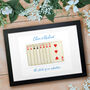 Personalised Special Date Playing Cards Print, thumbnail 1 of 6