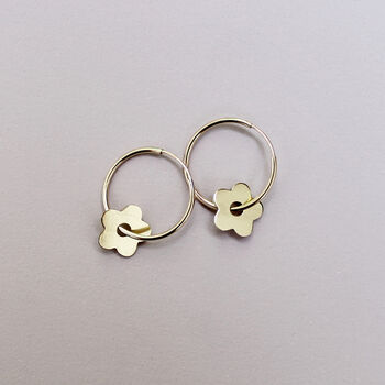 Floral Hoop Earrings, 5 of 6