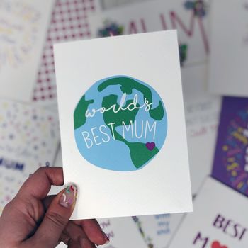 Mothers Day Card 'Worlds Best Mum', 4 of 4