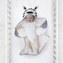 Hooded Baby Towel Zebra, thumbnail 1 of 3