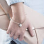 Mini Initial Locket Charm Bracelet, thumbnail 1 of 9