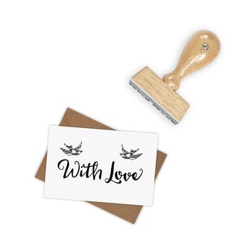 'With Love' Wooden Stamp, 3 of 5