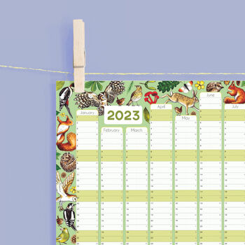 2023 Woodland Animals Calendar And Year Planner, 2 of 5