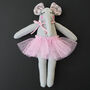 Handmade Elephant Doll In Ballet Tutu, thumbnail 1 of 3
