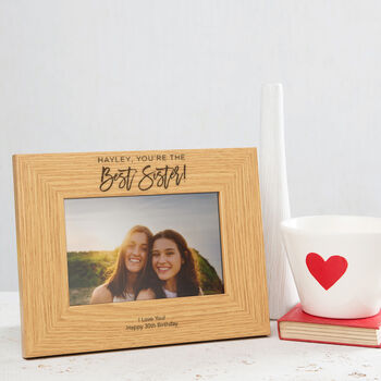 Personalised 'Favourite Human' Best Friend Photo Frame, 4 of 6