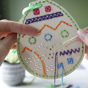 Cross Stitch Easter Egg Decoration Activity Set, 9 of 9