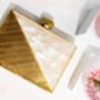 Elayna Mother Of Pearl Gold Clutch, thumbnail 6 of 9