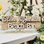 Personalised Beach Bar Kitchen Sign Reclaimed Wood, thumbnail 1 of 4