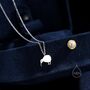 Cute Little Kiwi Bird Pendant Necklace, thumbnail 3 of 11