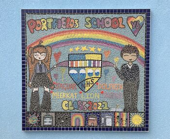 School Logo Mosaic Day Workshop Milton Keynes, 2 of 3