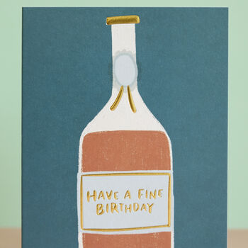 'Have A Fine Birthday' Card, 2 of 2