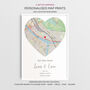 Our New Home Personalised Map Print New Home Gift, thumbnail 1 of 12