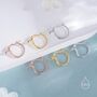 Sterling Silver Cobra Snake Hoops, thumbnail 6 of 10