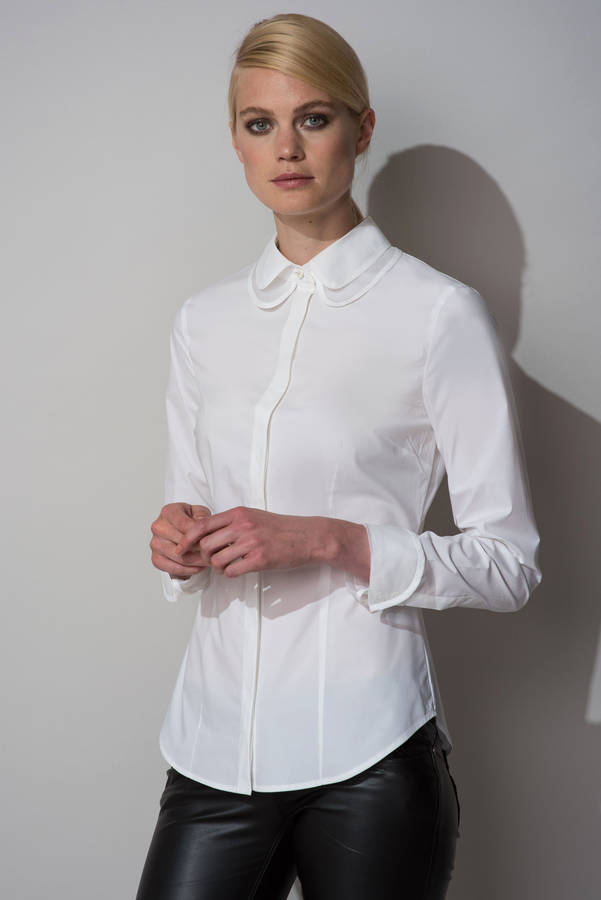 sofia shirt white by the shirt company | notonthehighstreet.com