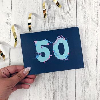 50 Birthday Card, 5 of 5