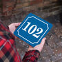 Personalised French Style House Number, thumbnail 1 of 6