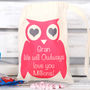 Personalised Owl Love You Millions Bag, thumbnail 3 of 4