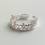 Sterling Silver Adjustable Princess Ring, thumbnail 1 of 5