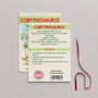 Wooden Corythosaurus Dinosaur Christmas Tree Decoration, thumbnail 2 of 3