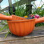 Set Of Two Reactive Glaze Brûlée Bowls In Spiced Orange, thumbnail 4 of 9