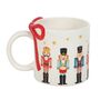 Nutcracker Print Mug With Bow, thumbnail 2 of 3
