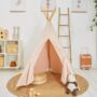 Personalised Thumbelina Pink Teepee Tent, thumbnail 1 of 6