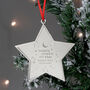 Engraved Baby's First Christmas Twinkle Star Decoration, thumbnail 1 of 1