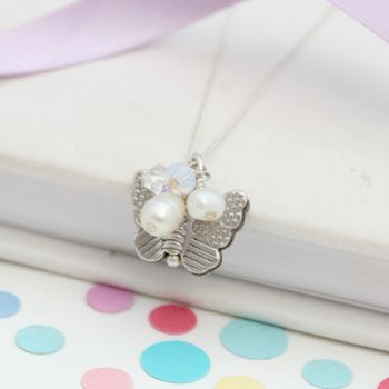 Silver Butterfly Necklace, 2 of 12