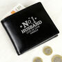 Personalised Black Leather Wallet, thumbnail 1 of 6