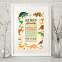 Personalised 'My Child Really Loves' Print, thumbnail 5 of 10