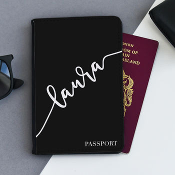 Personalised Handwriting Passport Cover, 2 of 5