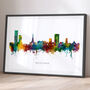 Bedford Skyline Cityscape Art Print, thumbnail 1 of 12