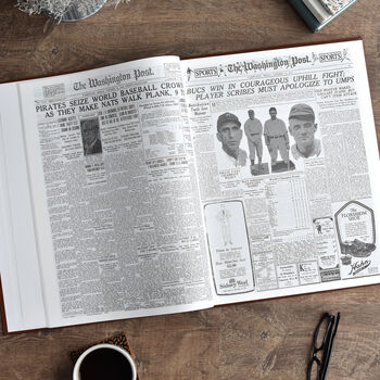 Pittsburgh Pirates Personalised Gift Newspaper Book, 6 of 12