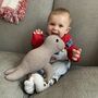 Pure Wool Seal Soft Toy Personalised And Handmade, thumbnail 1 of 7