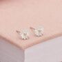 7mm Sterling Silver Daisy Stud Earrings, thumbnail 1 of 4